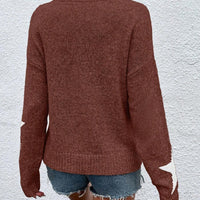 Haira | Oversized-Pullover im europäischen Stil