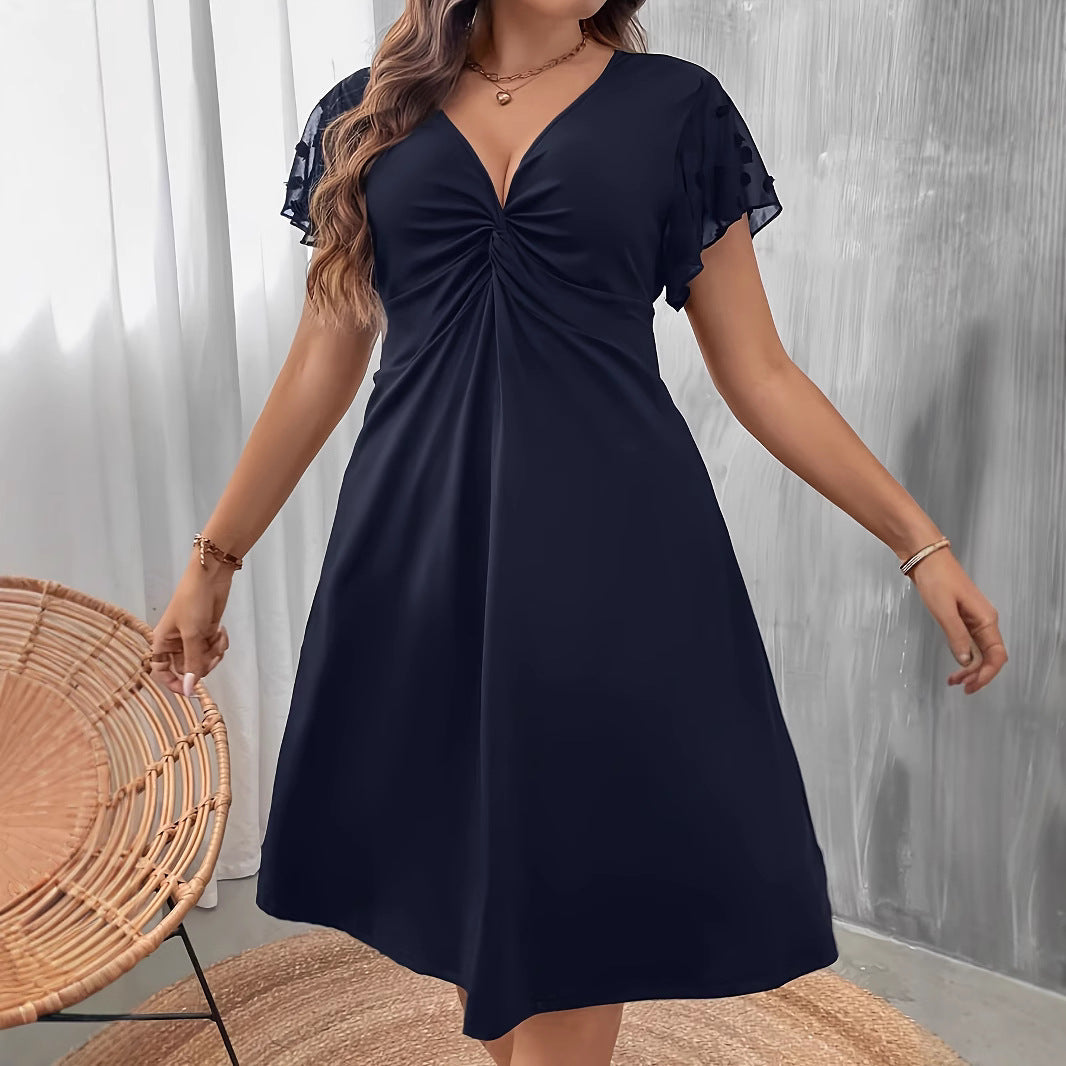 Anna | elegantes Kleid, luftiger Chiffon, zeitloser Stil.