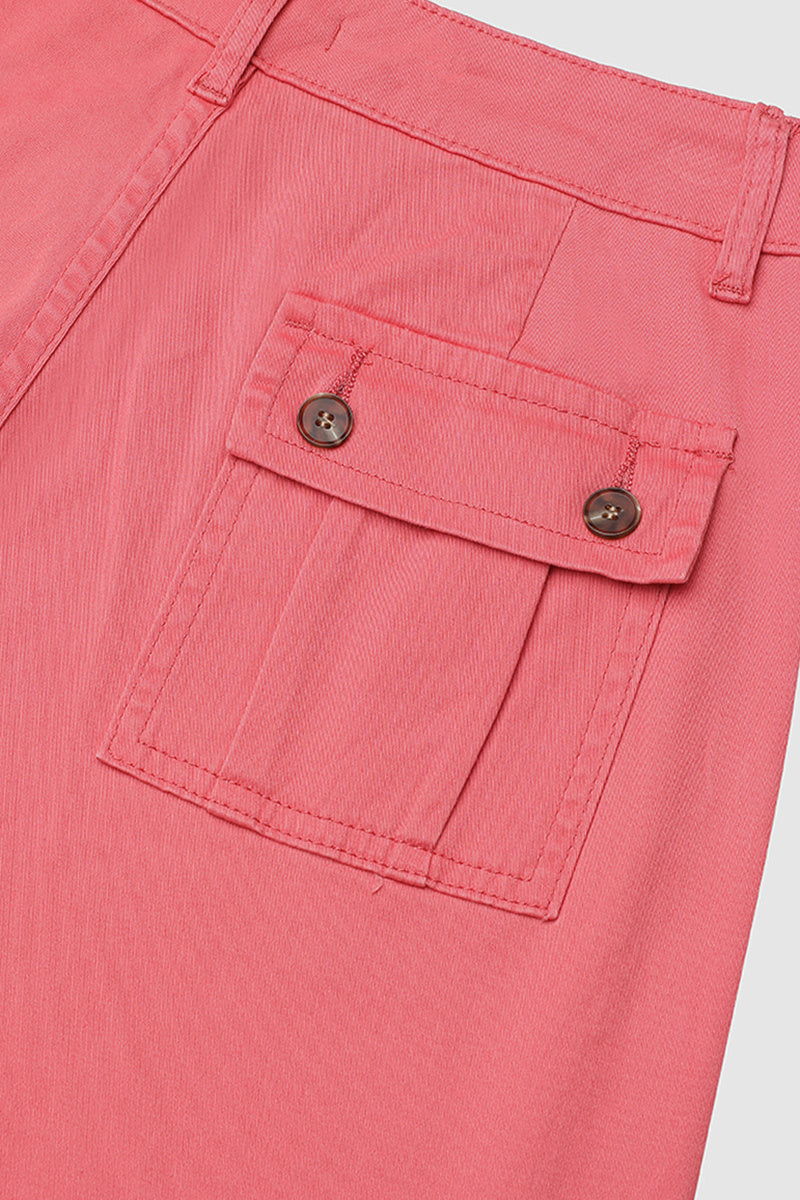 Harper | Lässige Cargohose mit halbhohem Bund und Bundfalten