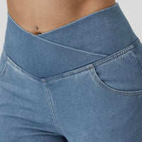 Zaira™ | Hochtaillierte Stretch-Flare-Hose