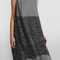 Vell | Shiftkleid mit Wellenmuster