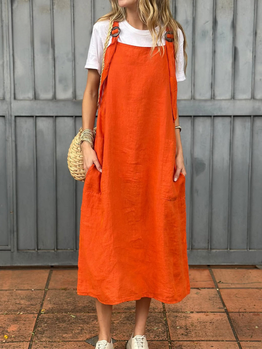 Lina | lässiges Damen-Outfit aus natürlichem Leinen und Baumwolle.