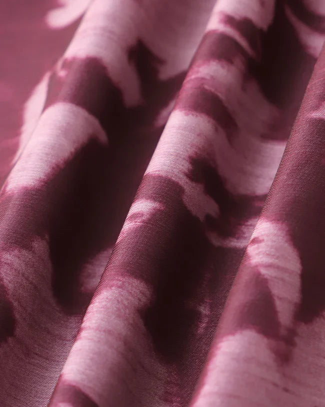 Gavia | Geblümtes Midikleid mit Rüschen und Bindeband