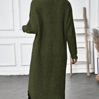 Kiara™ | Langes, Schlichtes Strickkleid für Damen