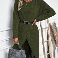 Kiara™ | Langes, Schlichtes Strickkleid für Damen