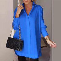 Selma | Luftiges Langarmhemd mit Schlitz