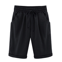 Alexandria | Lässige Übergrößen-Shorts mit elastischem Bund