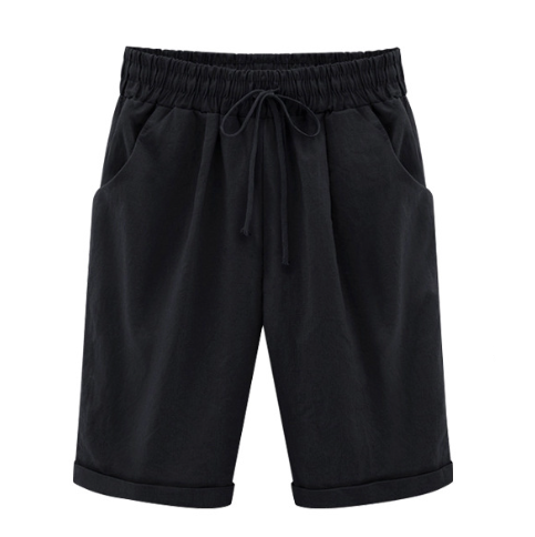 Alexandria | Lässige Übergrößen-Shorts mit elastischem Bund