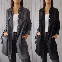 Celine™ | Bequeme Damenjacke im Faux-Denim-Stil