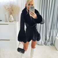 Kassie | Mantel mit Kunstfell