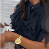 Alexa | modisches ärmelloses Top mit Designer-Akzent