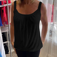 Sophie | Stylisches ärmelloses Oberteil mit Plisseedetails