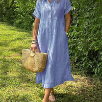 Kori | modisches langes Blusenkleid für jede Gelegenheit