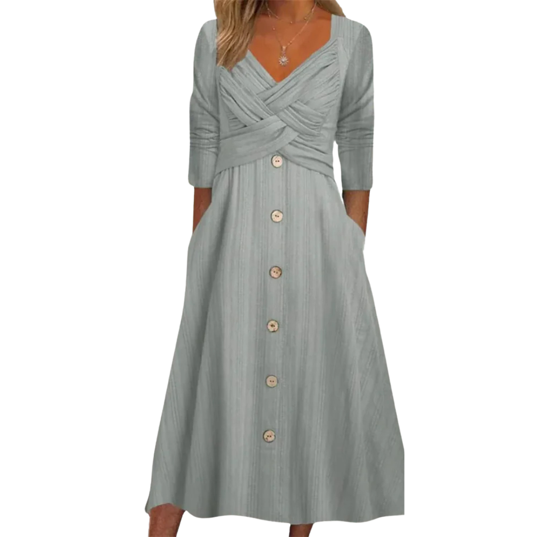 Ingrid | klassisches Kleid mit Bauchbedeckung für besonderen Komfort