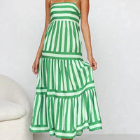 Viviana | Zeitloses gestreiftes Maxikleid für Damen