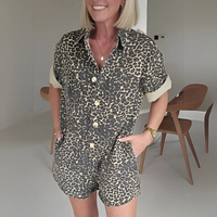 Aniyah | Stylischer Mini-Strampler mit Leopardenmuster