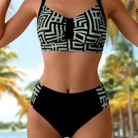 Azari | stylischer zweiteiliger Bikini mit Print