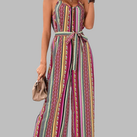 Xena | Boho-Overall mit Spaghetti-Trägern