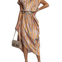 Doja | Elegantes Midikleid im Tulpenschick