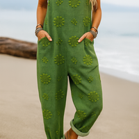 Mery | Strukturierter Blumen-Overall