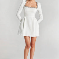 Marceline | Samt-Minikleid für Damen, chic & zeitlos