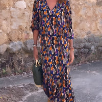 Cheyenne | modisches Kleid im Retro-Design mit V-Ausschnitt