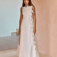 Devika | Midikleid mit Ösen