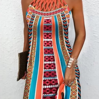 Athena | Lässiges Neckholder-Freizeitkleid für Damen