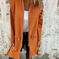 Ida | Rundhals-Reißverschluss Langarm Freizeitjacke