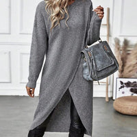 Kiara™ | Langes, Schlichtes Strickkleid für Damen