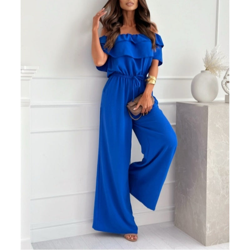 Soriah | Damen-Jumpsuit mit Rüschen