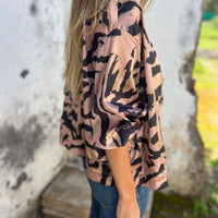 Zdenka | Damen-Bomberjacke mit Print