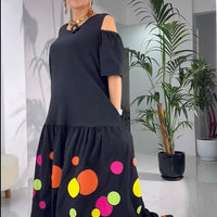 Yierra | Klassisches Baumwollkleid im Retro-Stil