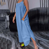 Zuri | Bequemes Kleid mit losem Schnitt und geteilten Trägern