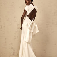 Anelis | Statement-Schleife Meerjungfrau-Maxikleid