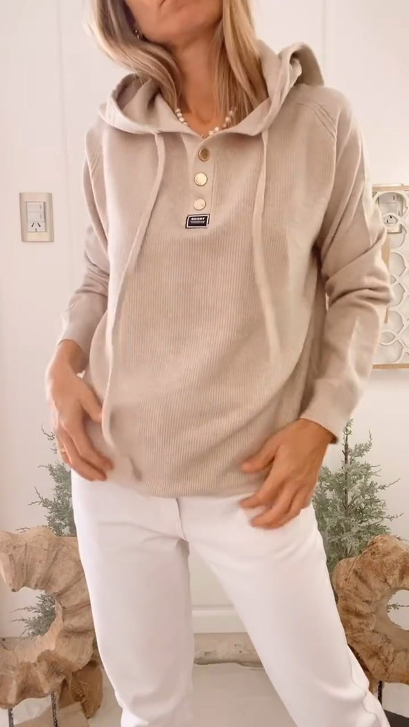 Doncy | Minimalistischer Kapuzenpullover