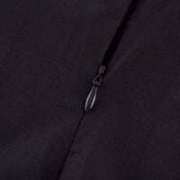 Roisin | Kontrastfarbenes plissiertes Maxikleid