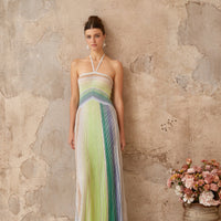 Selin | Ombre Strickträgerkleid