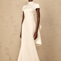 Anelis | Statement-Schleife Meerjungfrau-Maxikleid