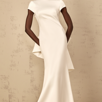 Anelis | Statement-Schleife Meerjungfrau-Maxikleid