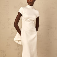 Anelis | Statement-Schleife Meerjungfrau-Maxikleid