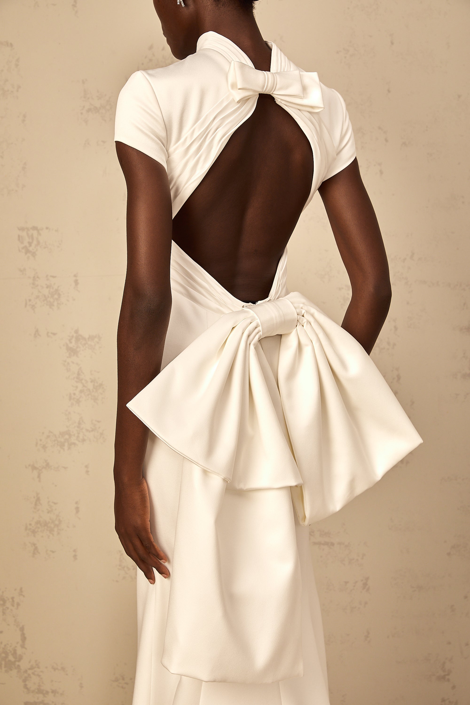 Anelis | Statement-Schleife Meerjungfrau-Maxikleid