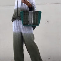 Taylor | Elegantes zweiteiliges Set aus Baumwolle und Leinen mit Farbverlauf