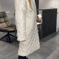 Silke | Damen-Baumwollmantel mit Revers