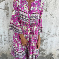 Jewel | Elegantes Kleid mit floralem Design und herzförmigem Ausschnitt