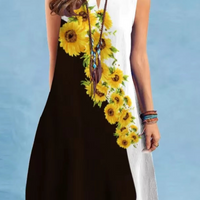 Eloise | Stilvolles Vintage Sommerkleid mit V-Ausschnitt