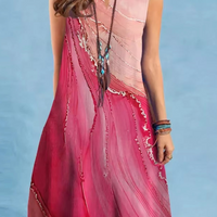 Eloise | Stilvolles Vintage Sommerkleid mit V-Ausschnitt