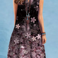 Eloise | Stilvolles Vintage Sommerkleid mit V-Ausschnitt