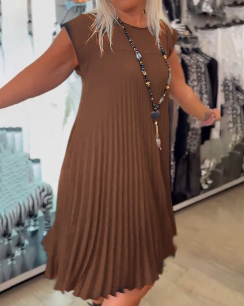 Julissa | Modernes Charme Faltenkleid in A-Linie