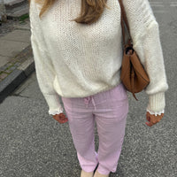 Freja™ | Elegante Streifenhose in Pink